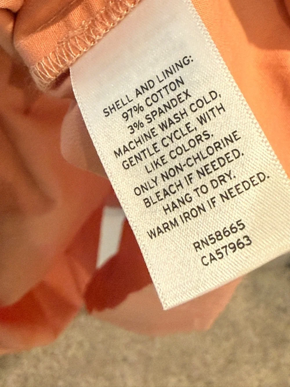 Nordstrom‎ Coral Shell-Top Tee
